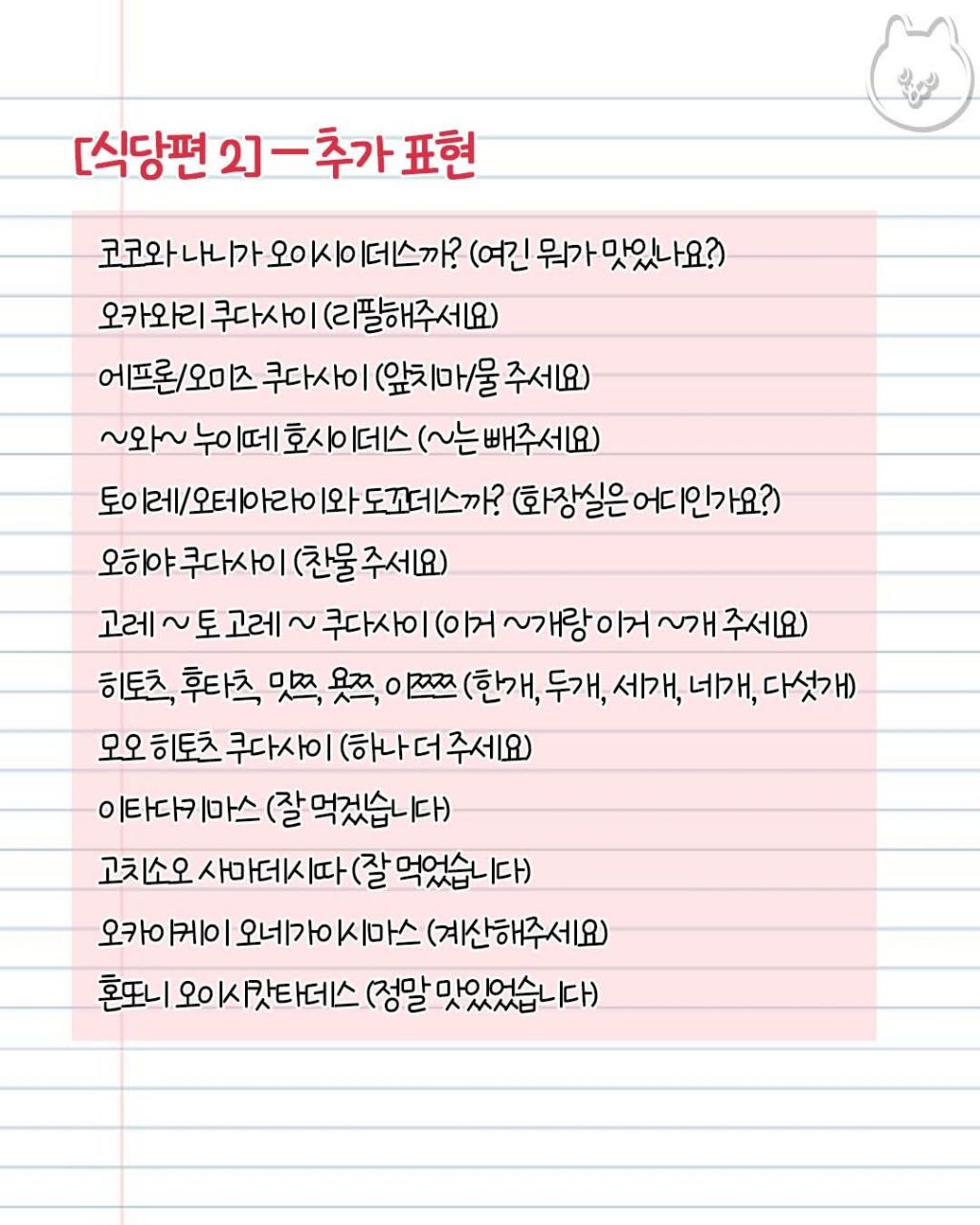 일본여행 필수회화 | 인스티즈