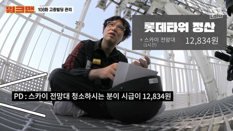 워크맨에서 나온 롯데타워 외벽청소알바 일당.jpg | 인스티즈