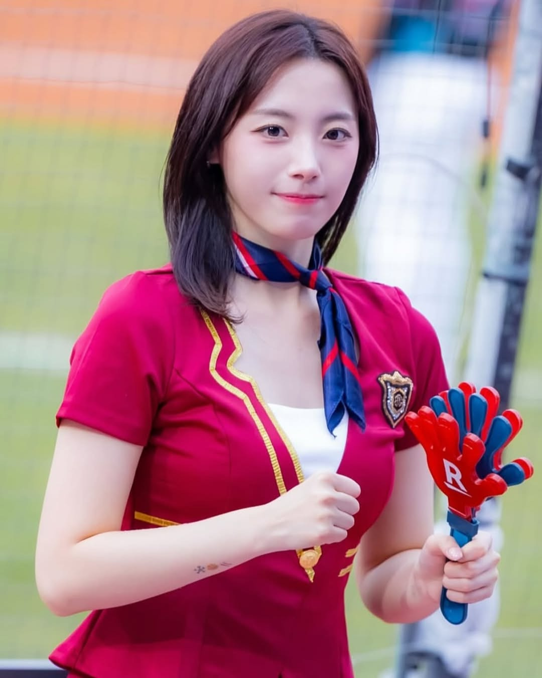 하지원 치어리더 스튜어디스 컨셉 복장.jpg | 인스티즈