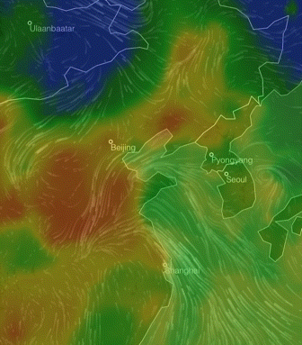 남동풍 덕에 중국 공장 먼지 지들한테 가는 중.gif | 인스티즈