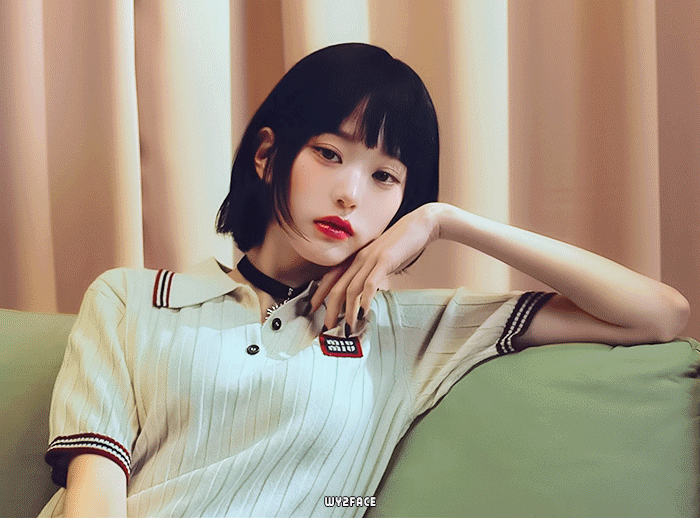 단발 장원영.gif | 인스티즈