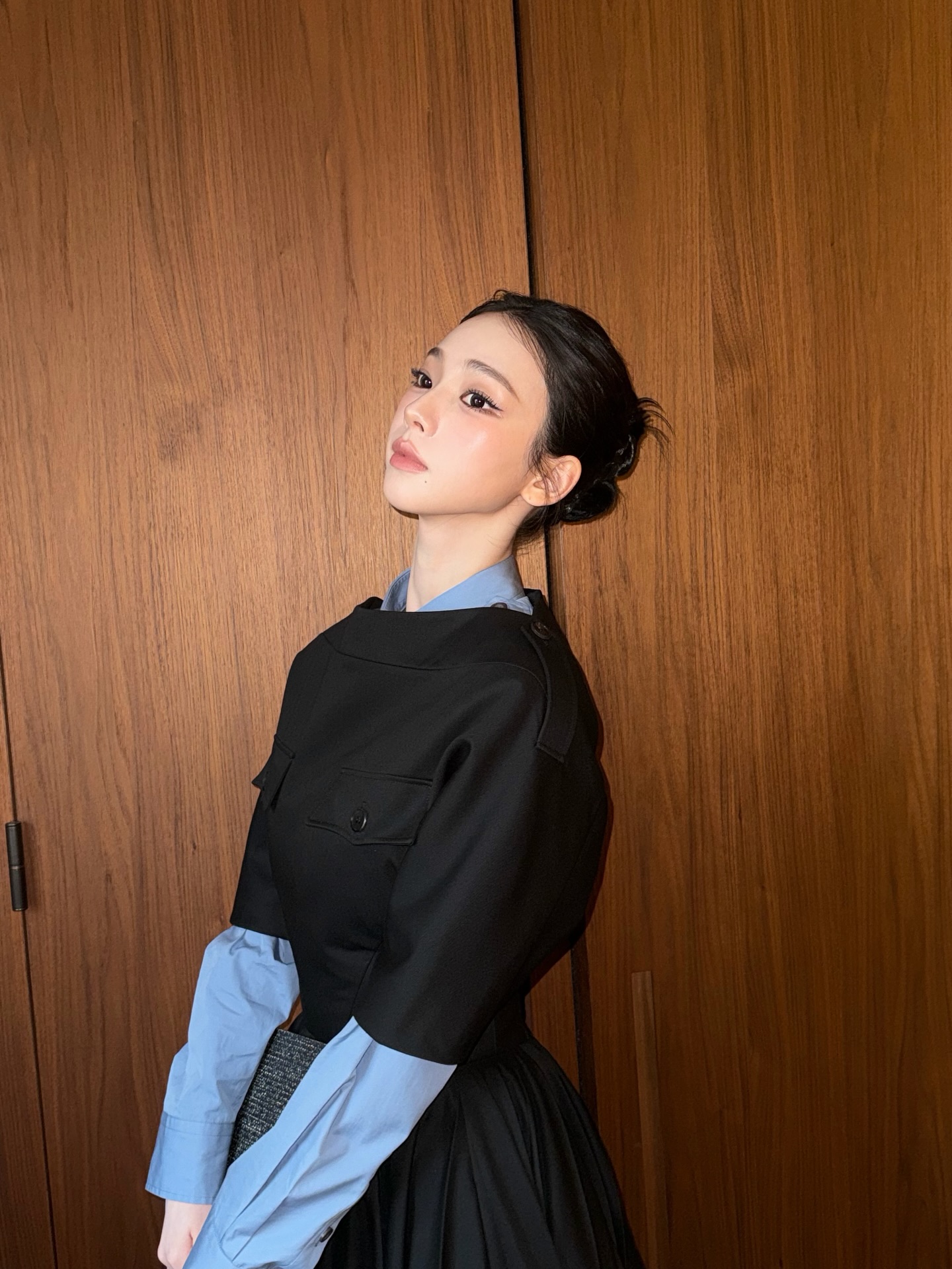 올빽머리 프라다 풀착장한 카리나 인스타 .jpg | 인스티즈