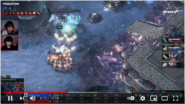 [스타2] 프로토스가 사기 종족이었던 gsl 경기.gif | 인스티즈