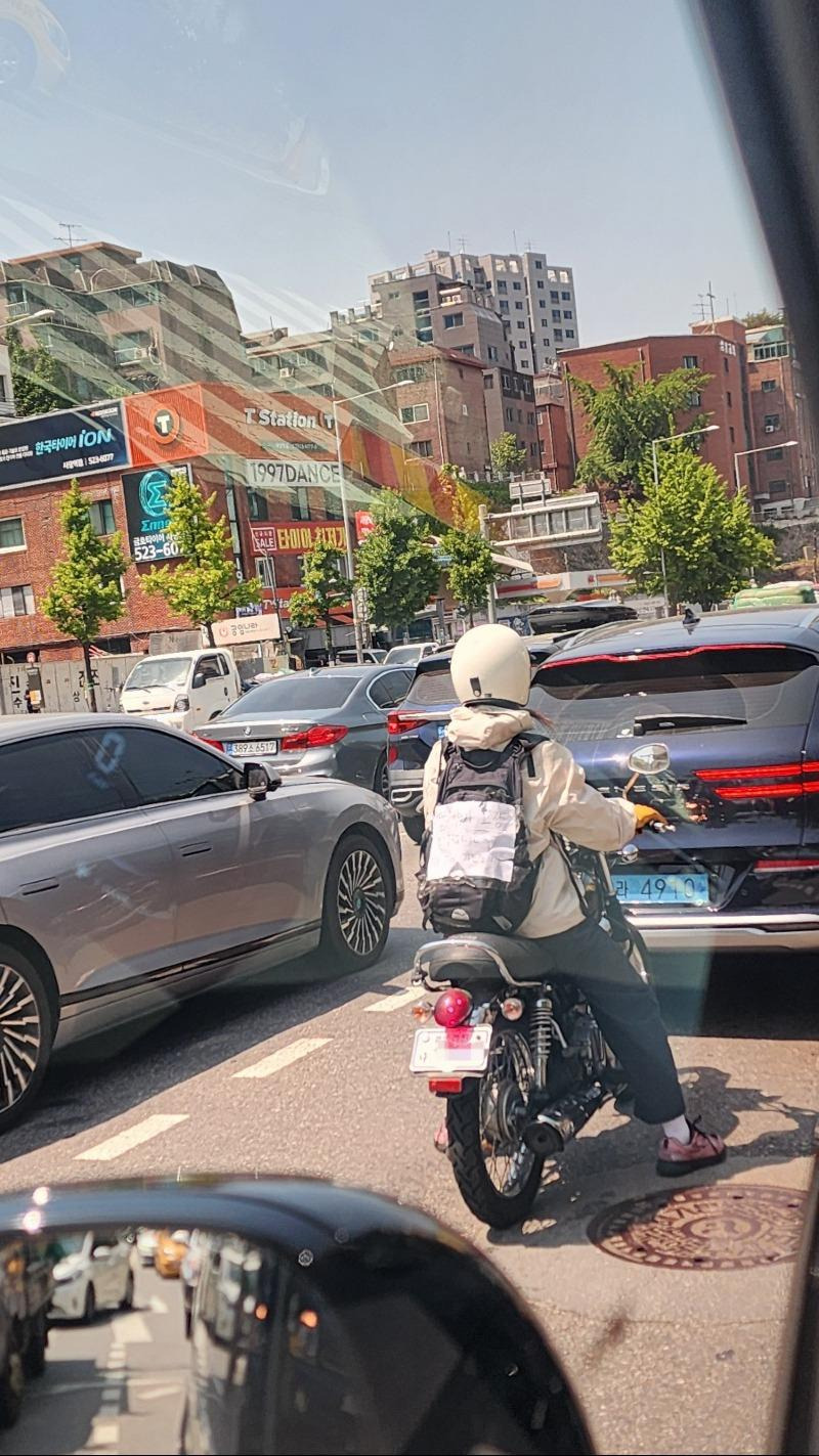 귀여운 라이더분 ㅋㅋㅋㅋ | 인스티즈