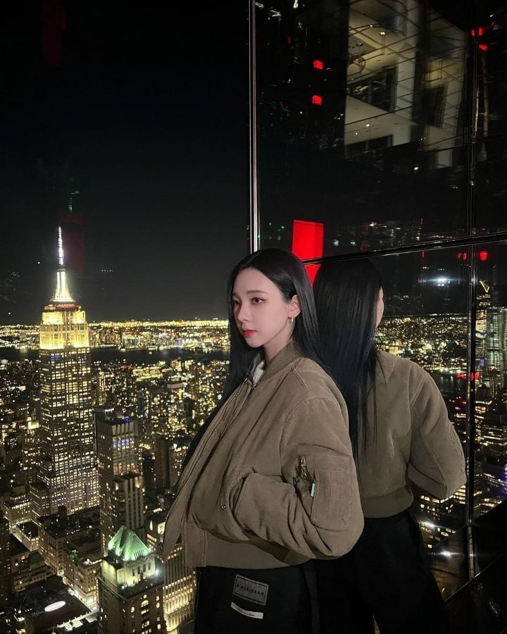 뉴욕에 간 카리나에겐 감동이 있다.gif | 인스티즈