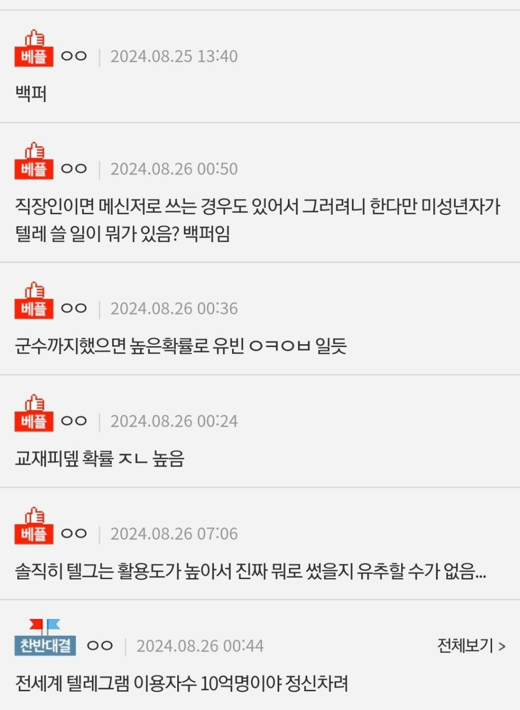 남친 폰에 텔레그램 설치돼있다는 판녀 - 웃긴자료 ‥‥‥‥‥、 - 도탁스 (DOTAX)