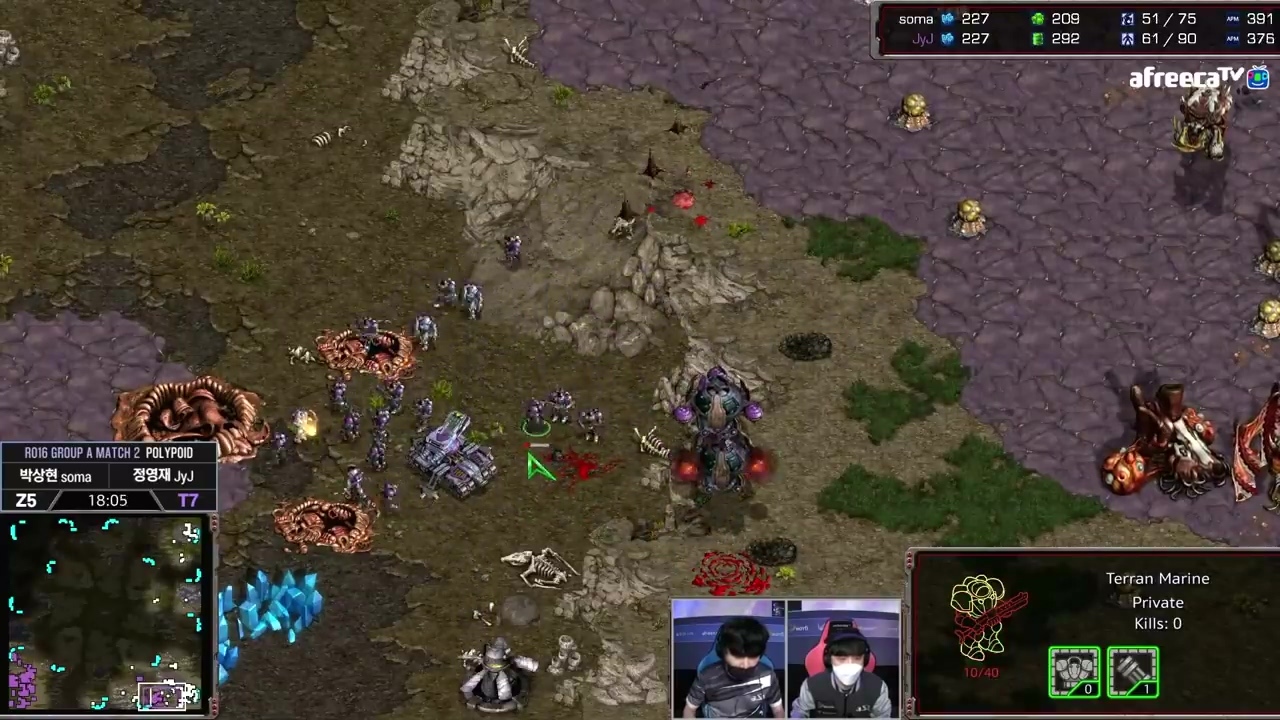 [스타크래프트1] 테란의 대 저그전 111 빌드의 파괴력 (저그 유저 눈물 주의) | 인스티즈