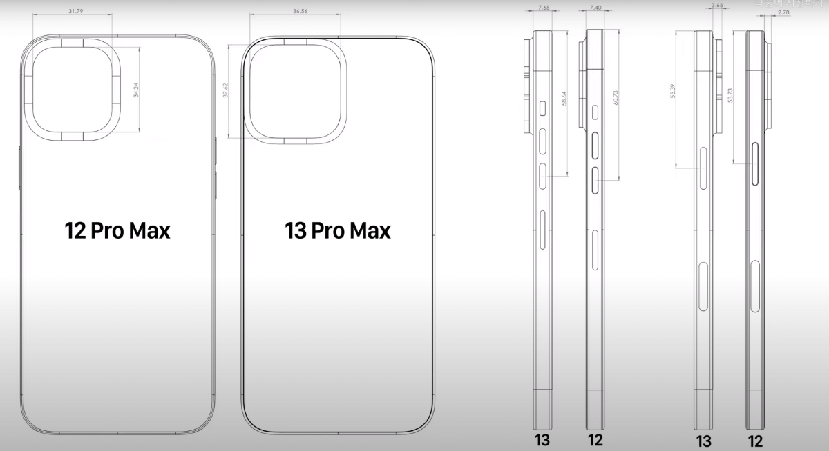 (루머) 아이폰13 전체적으로 카메라 더 커지고 돌출.jpg | 인스티즈