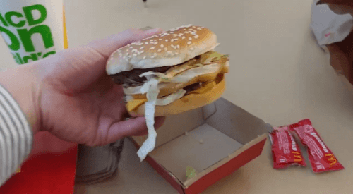 미국 맥도날드 빅맥 크기.gif | 인스티즈