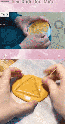 오징어게임 보고 달고나 챌린지한 결과물.gif | 인스티즈