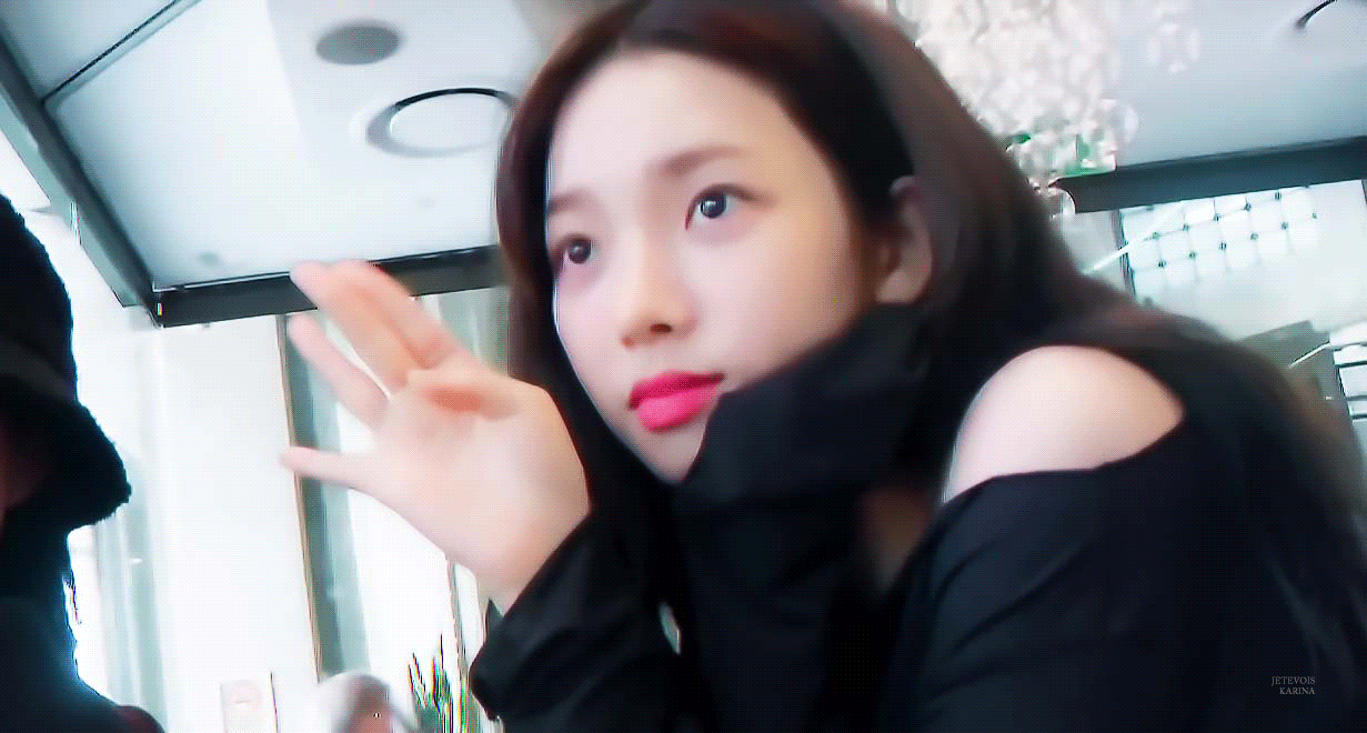 (스압)은근 귀여운 카리나.gif | 인스티즈