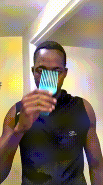 짧아보이는 흑인 머리의 진실...gif | 인스티즈