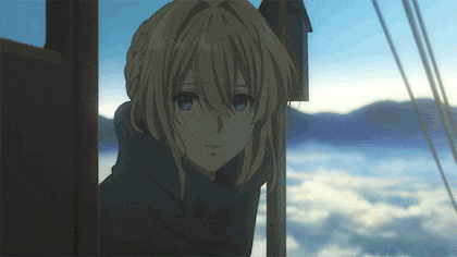 작화 끝판왕 감성애니, 바이올렛 에버가든 .gif | 인스티즈