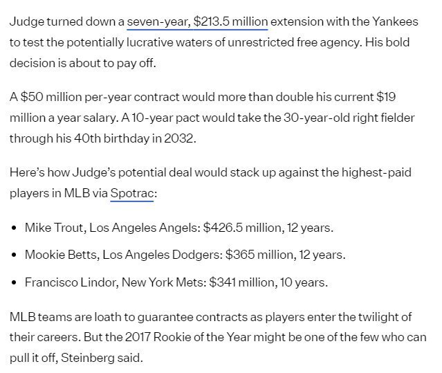 제리 맥과이어 실제모델인 슈퍼 에이전트 스타인버그, "저지, 10년 500m 가능하다" | 인스티즈