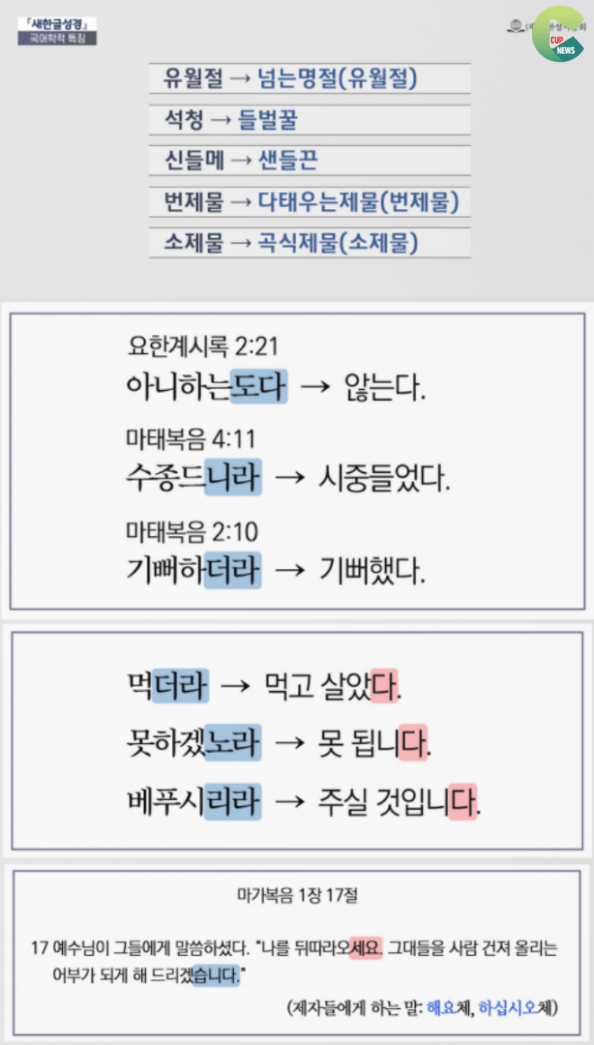 최근 한국 기독교계에서 내놓은 성경 번역본.jpg | 인스티즈