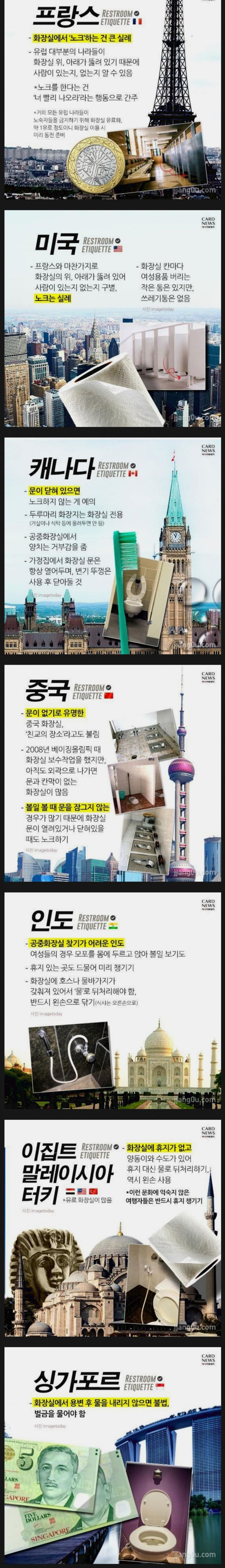 해외 화장실 문화 정리.JPG | 인스티즈