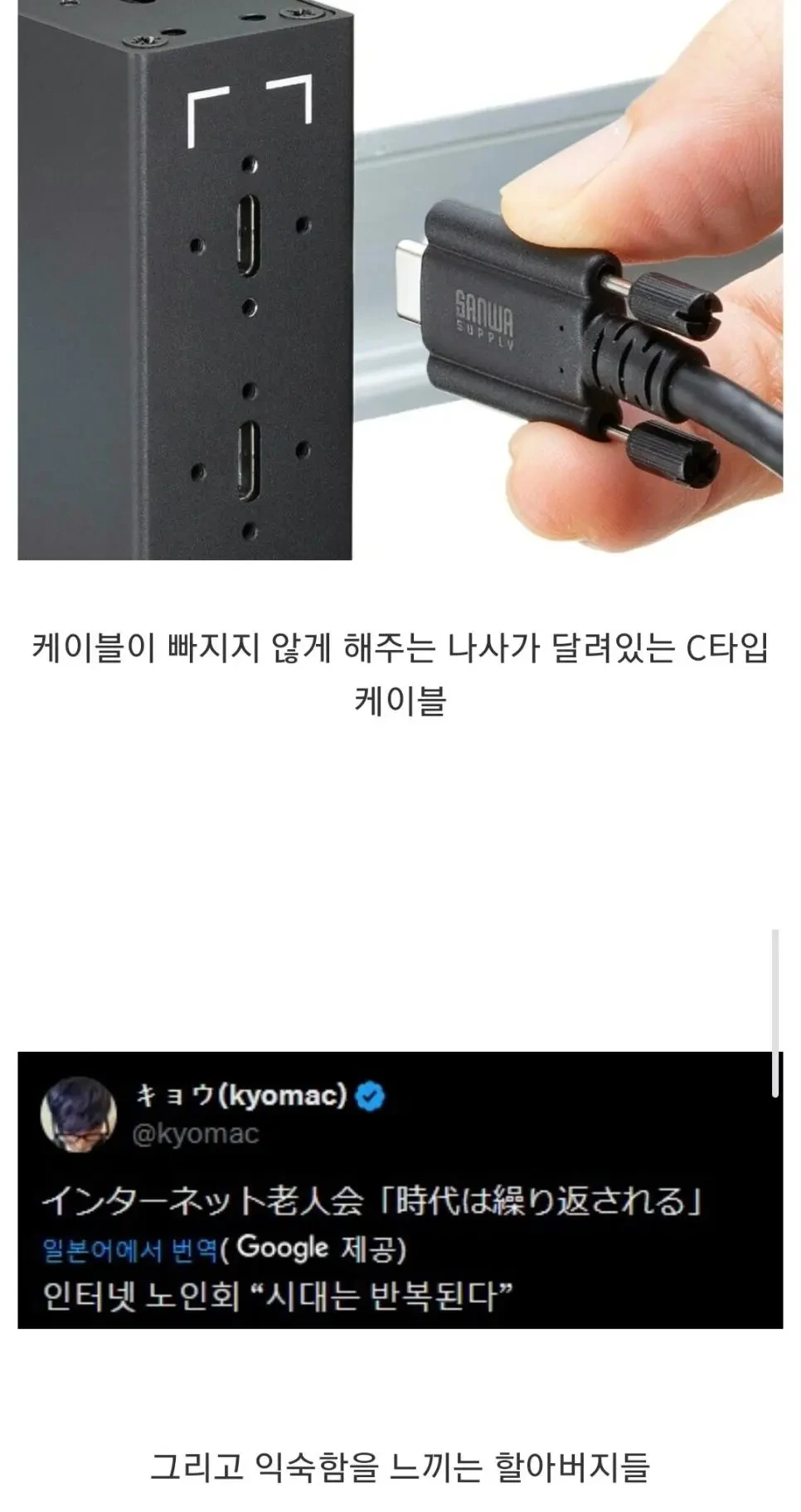 특이점이 온 C타입 케이블 | 인스티즈