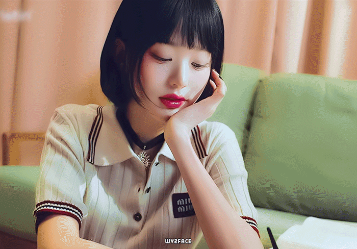 단발 장원영.gif | 인스티즈