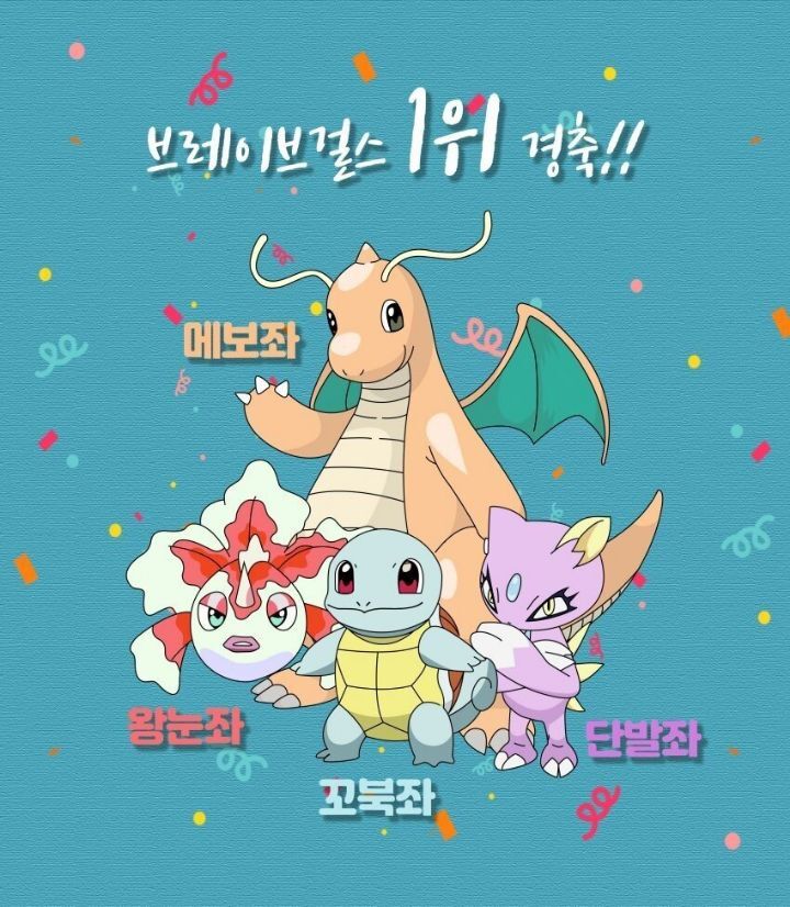 포갤에서 만든 브레이브걸스 1위 축전 | 인스티즈