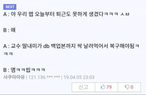 대학원생이 교수자제를 싫어하는 이유 | 인스티즈