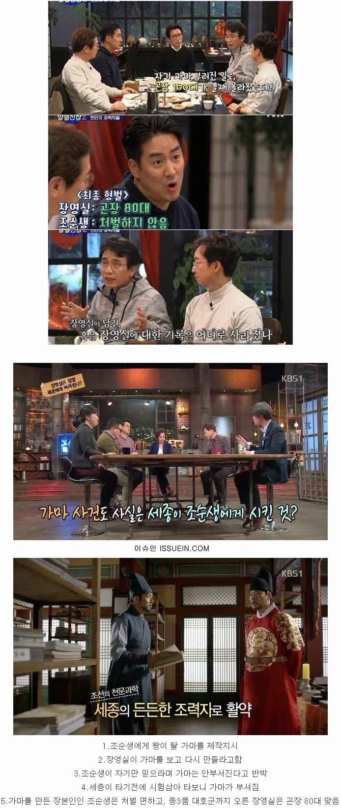 장영실과 세종에 대해 사람들이 잘 모르는 사실 | 인스티즈