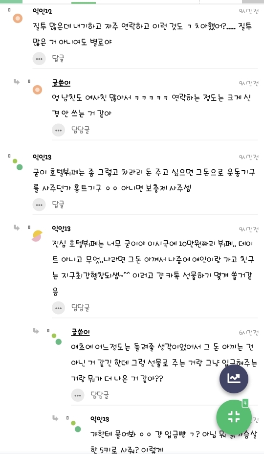 남사친이랑 호텔뷔페 가기로했는데 애인이 기분나빠할까? | 인스티즈