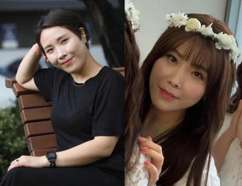 단발머리 이미지