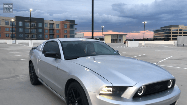 주차장에서 드리프트하는 머스탱 확 | 인스티즈