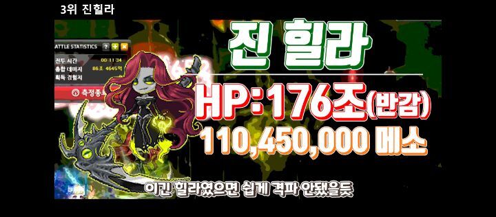 메이플스토리 보스 난이도 순위 Top 47 | 인스티즈
