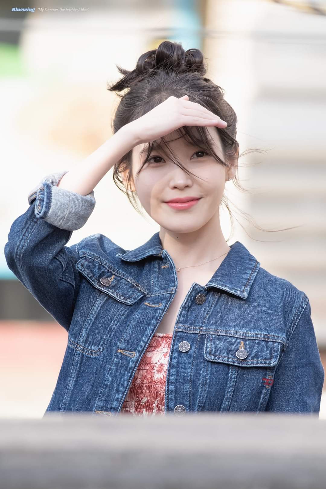 은근 청순한 청자켓 원피스 아이유.jpg | 인스티즈