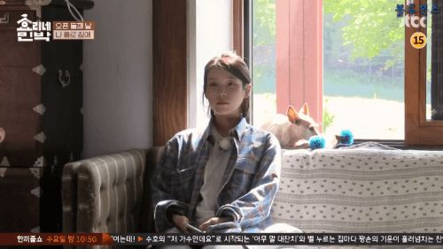 무방비한 모습 담겨서 당황한 아이유 | 인스티즈