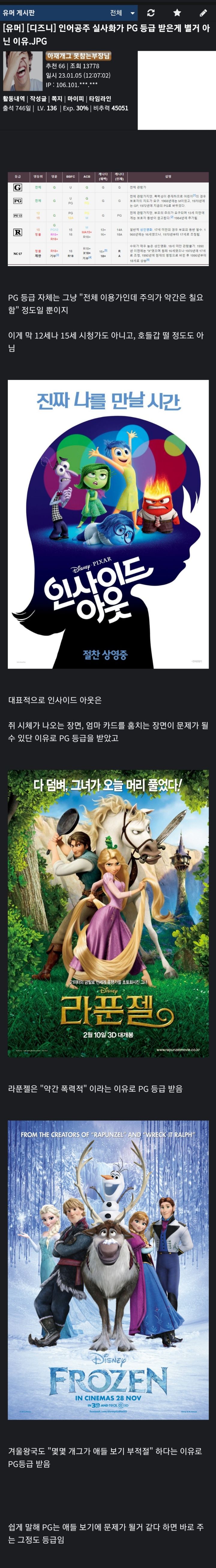디즈니 인어공주 실사화가 PG 등급 받은게 별거 아닌 이유 | 인스티즈