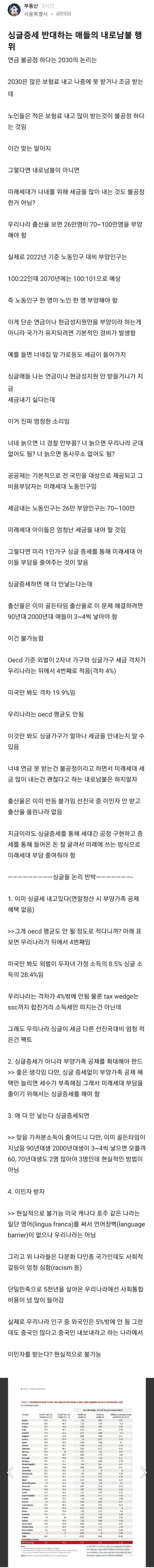 싱글증세 반대하는 사람들의 내로남불 행위(feat.블라인드) | 인스티즈