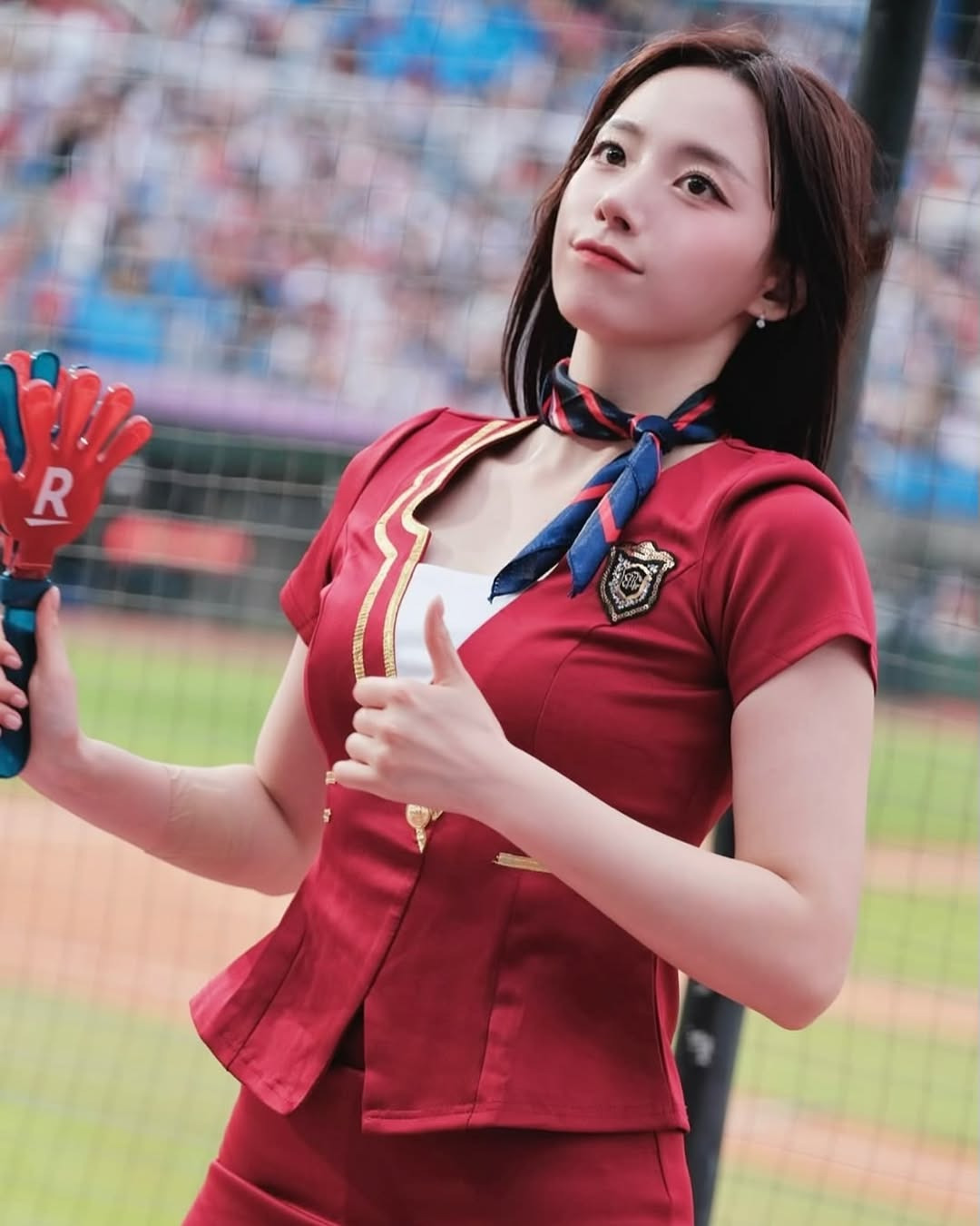 하지원 치어리더 스튜어디스 컨셉 복장.jpg | 인스티즈