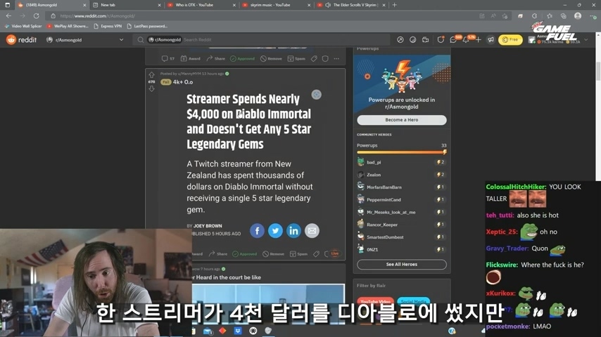 디아블로 이모탈 과금 구조에 정신 못차리는 해외 스트리머들 | 인스티즈