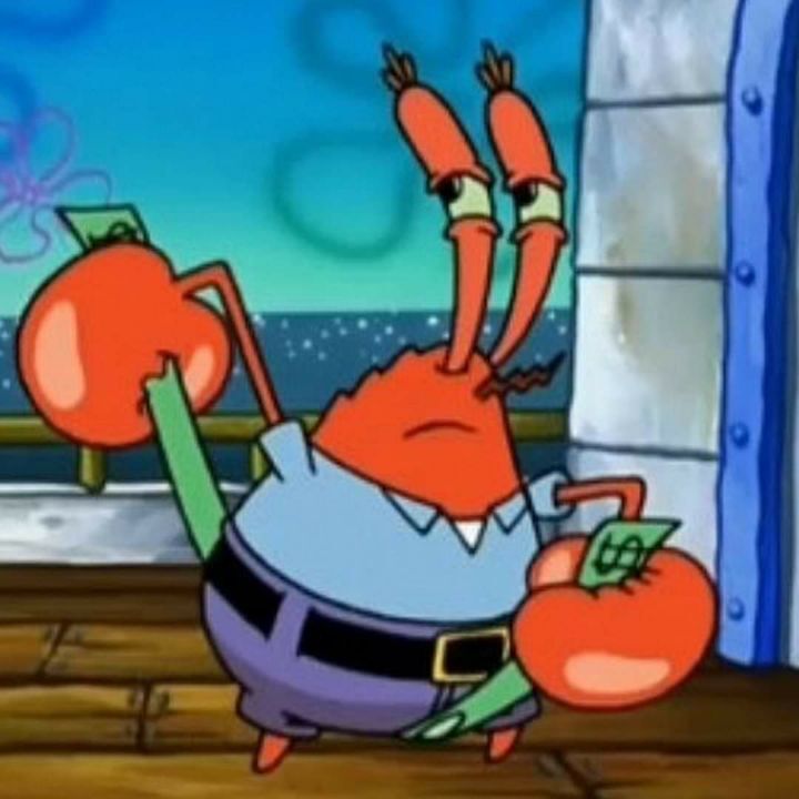 돈들어오길 바라는 마음에 올리는 스폰지밥 집게사장짤 | 인스티즈