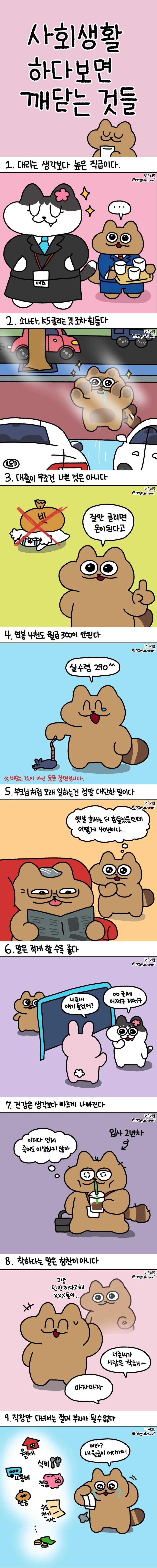 사회 생활하면서 느끼는 점 | 인스티즈