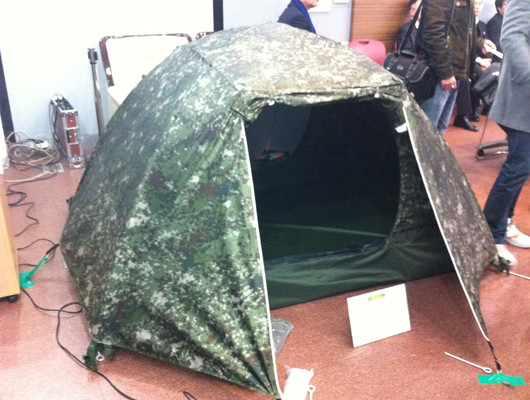 몇년전부터 보급되고 있다는 신형 군용 텐트 | 인스티즈