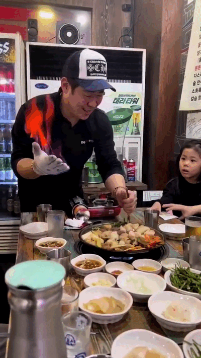 반도의 흔한 고기집 불쑈.gif | 인스티즈