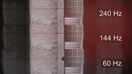 모니터 주사율 차이 체감해보기.gif | 인스티즈