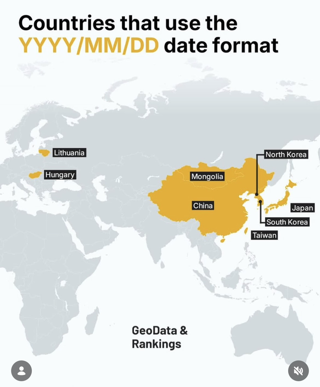 날짜를 연월일 순서로 표기하는 국가 | 인스티즈