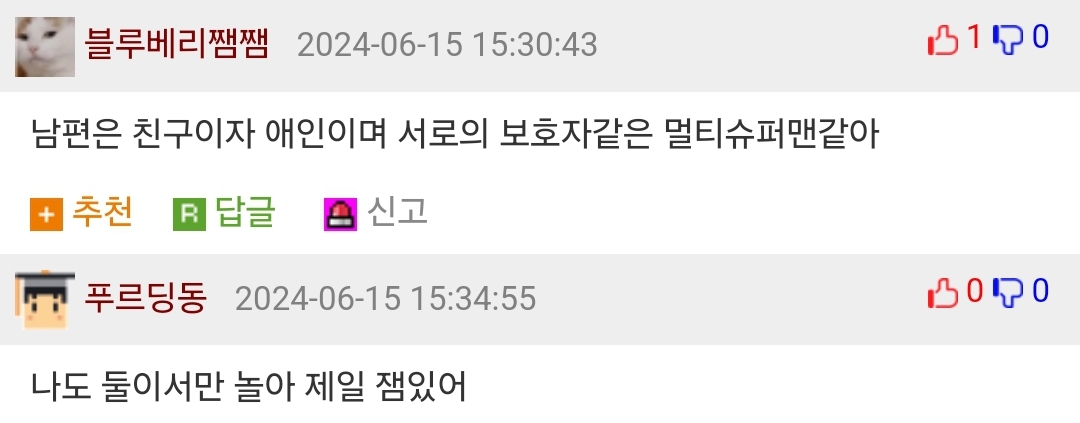 나랑 와이프는 찐따라서 둘이서만 논다 | 인스티즈