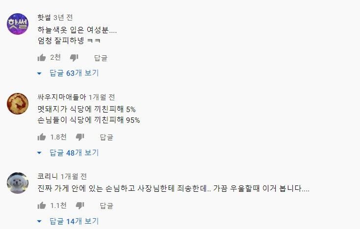 감자탕집에 난데없이 난입한 멧돼지 | 인스티즈