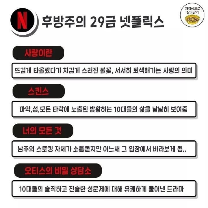 후방주의) 넷플릭스 29금 추천작 리스트 | 인스티즈