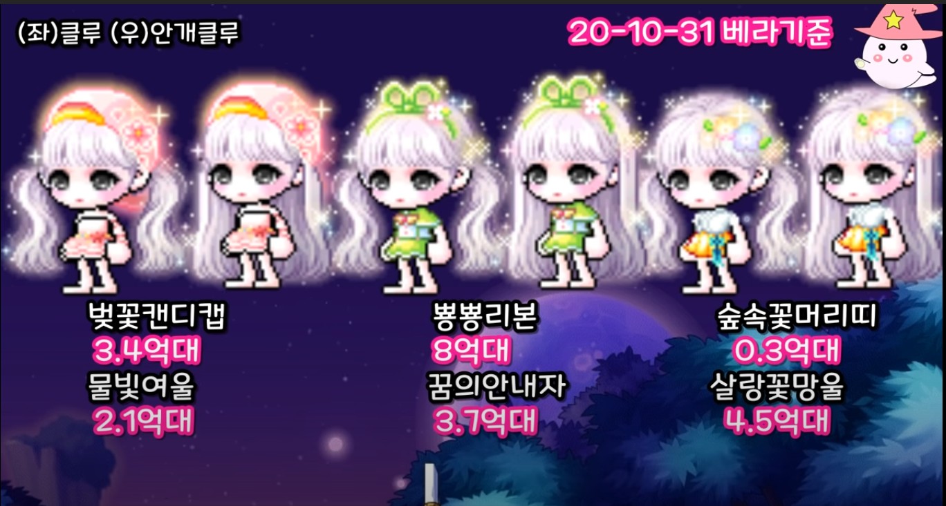 메이플스토리 신규 마라벨 헤어 클루 안개 클루 추천코디! | 인스티즈