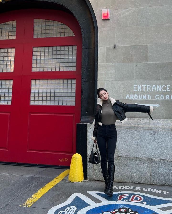 뉴욕에 간 카리나에겐 감동이 있다.gif | 인스티즈