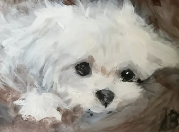 화가가 자신이 키우던 개를 그리워하며 그린 작품 | 인스티즈