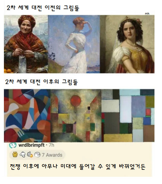 2차 세계대전이 미술에 미친 영향 | 인스티즈