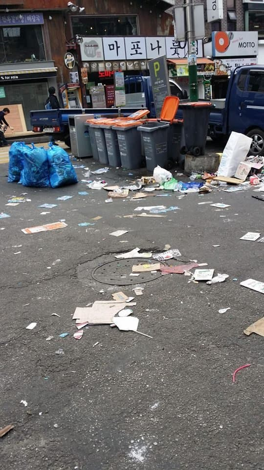 딱 봐도 보이는 한국과 일본의 할로윈 뒷처리 차이..jpg | 인스티즈