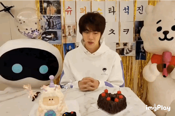 입대 일주일전 멘탈 나간 bts 진.gif | 인스티즈